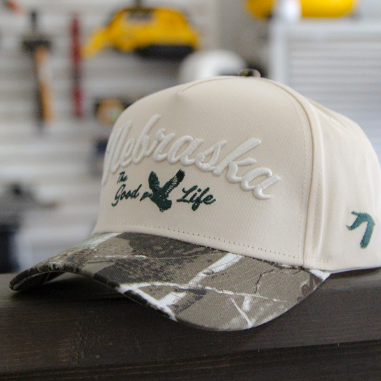 Nebraska Camo Hat